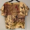 Eco-printed blouse, botanical design.